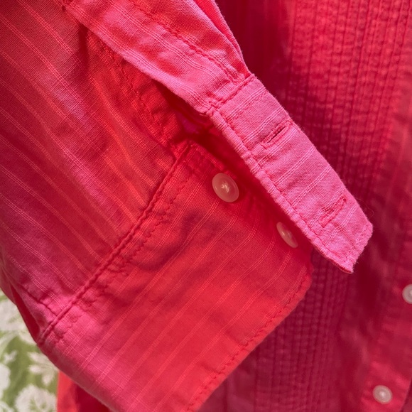 🏝️Big $10 Sale!🏝️GAP Coral Cotton Blouse - Picture 5 of 7